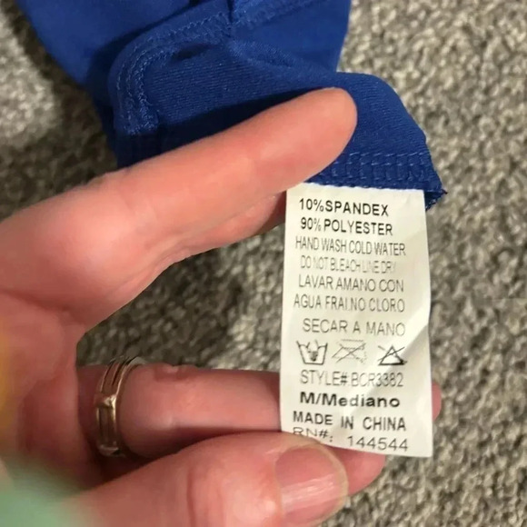 Banjul blue bodysuit size medium - Picture 4 of 4